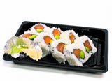SALMON AVOCADO ROLL (CUT)